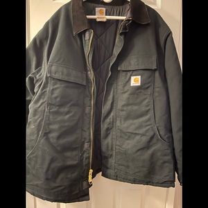 Carhartt Men’s Black Workwear Jacket, 4XL